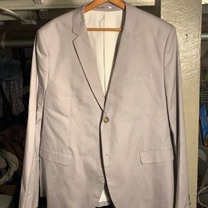 TOPMAN casual mens jacket in tan/beige. Size us 48 NWOT